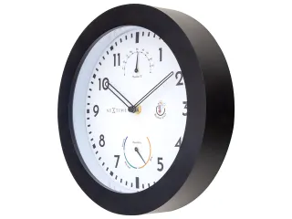 Buitenklok Nextime dia 25,5cm Daisy met thermo- en hydrometer cijfers, - 4