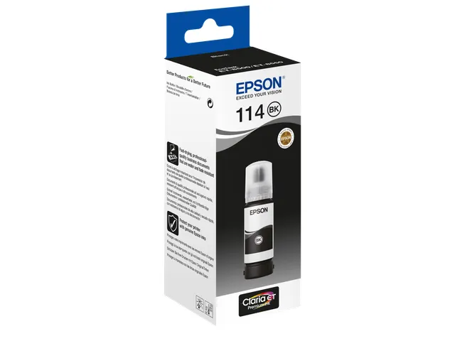 114 EcoTank Pigment Black ink bottle