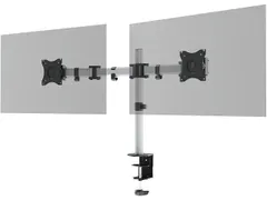 509523 DURABLE Select monitorarm 8kg dubbel 13-27 inch zilver