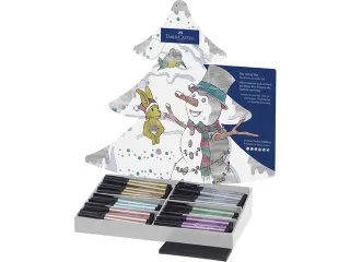 Tekenset Faber-Castell Pitt Artist Pen kerstdisplay - 1