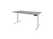 Bureau Assis-debout Dextro Plus Electrique 140x80 Gris-cadre Blanc
