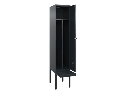 locker voor scheiding van kleding,HxBxD 2120x400x815mm,1vak