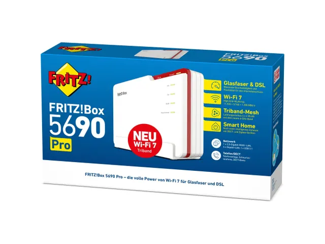 AVM FRITZ!Box 5690 PRO Wlan Router WIFI7 2.4/5/6GHZ