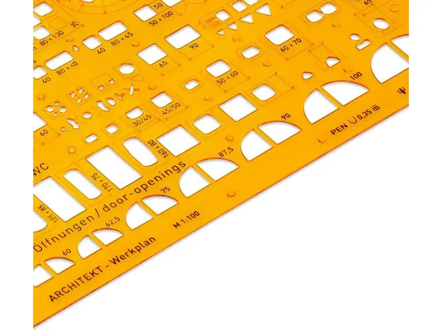 Architect-combisjabloon Aristo 1 : 100