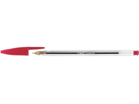 Balpen Bic Cristal medium rood