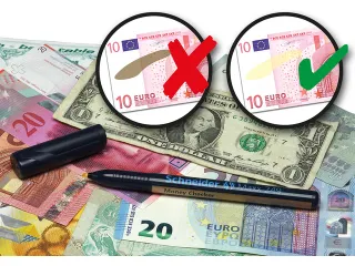 money checker Schneider Maxx 249 Valsgelddetector pen op blister - 9