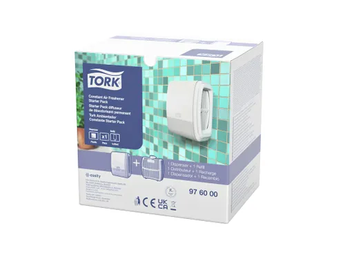 Tork 976000 Constante Luchtverfrisser Start Pakket Elevation Wit
