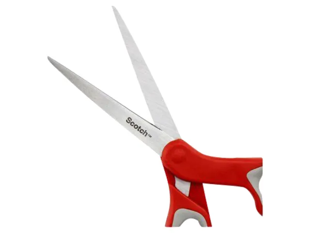 Schaar Scotch 18cm comfort rood blister
