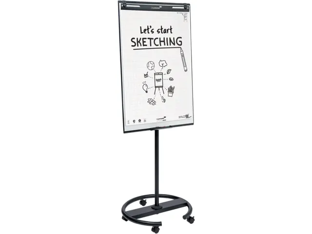 Chevalet de conférence Legamaster SKETCH EASY Mobile socle rond