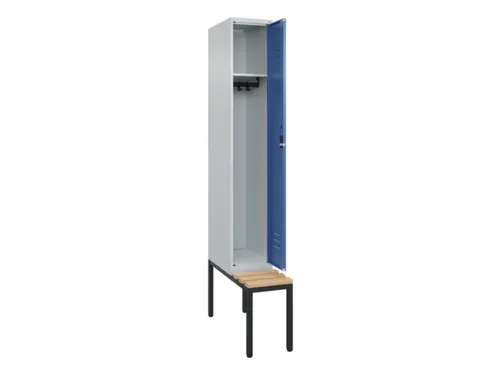 locker met bank,HxBxD 2120x300x815mm,1vak,vak B 300mm,cil.-slot