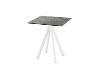 bistrotafel,HxBxD 730x700x700mm,rechthoekig,4voeten wit - 1