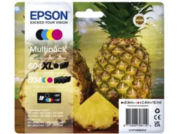 Epson 604XL Inktcartridge Zwart + Kleur Voordeelpak T10H94