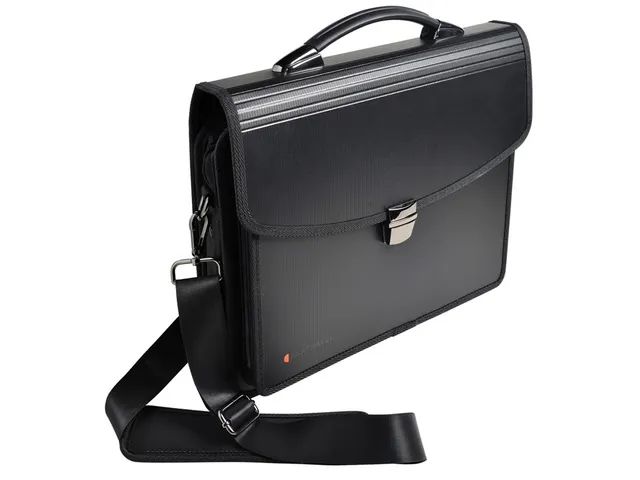 Multifunctionele sorteermap Exatravel Exactive PP Zwart 7 vaks