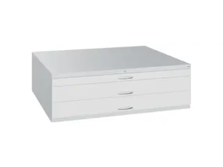 Tekeningenkast 420x1350x960mm 1+2 Laden Din A0 Ral 7035 - 1