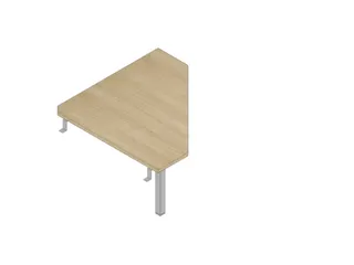 koppelelement voor bureau,90 °,HxBxD 680-760x840x840mm,v. 4voeten - 1