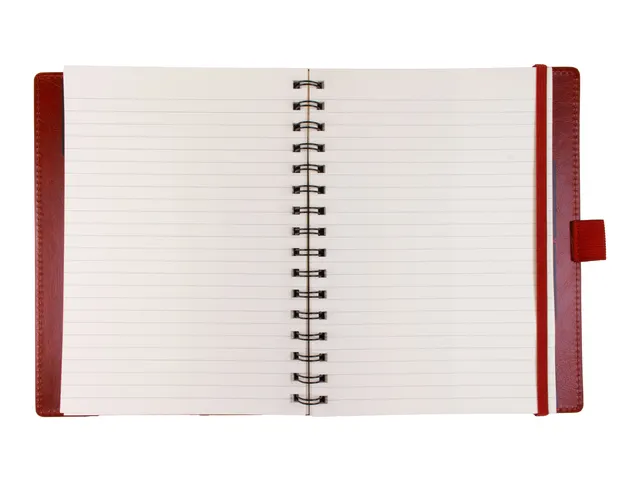 Notitieboek Multo Hannibal A5 roomwit papier 55 vel 120 grams cognac k