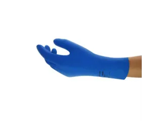 Ansell AlphaTec 87-195 latex handschoenen blauw maat 9,5-10 12 paar - 1