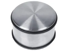 Deurstopper Kangaro metaal, hoog, chroom, 1800 gram, afmeting: Ø11x7c