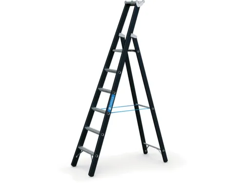 Zwaarlastladder Aluminium Boom L 2 43M 6Sporten Bordes H 1 59M
