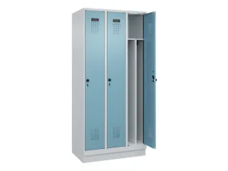 locker voor scheiding van kleding,HxBxD 1950x900x500mm,3vak - 1