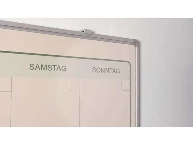 Weekplanner Elegance Duits softline profiel 8mm 90x120cm aluframe