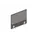 baliepaneel bureau aanbouw links MS-donkergrijs BN8078-grijs 600mm