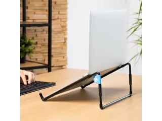 Laptopstandaard R-Go Steel Travel voor 10-22 inch Zwart - 6