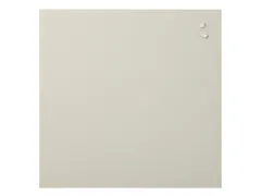 Tableau Magnétique en Verre Naga 45 x 45 cm Gris Chaud
