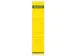 Rugetiket Leitz 1640 62x285mm Geel zelfklevend