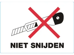 Etiket Niet Snijden 500 Etiketten Rol 74x105mm 500 Stuks