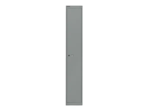 garderobekast,HxBxD 1802x305x457mm,1vak,cil.-slot,romp zilverkleurig