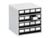 bac compartimentable ESD,HxlxP 82x92x400mm,PP,noir