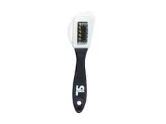 Brosse pour cuir nubuck Emma, noir/blanc, la pièce