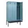 locker met bank,voor scheiding van kleding,HxBxD 2120x1200x815mm,3vak