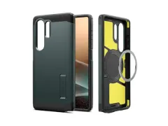 Spigen Tough Armor MagFit Samsung Galaxy S25 Ultra Hoesje Groen