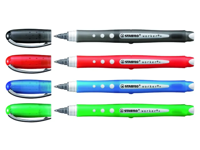 Rollerpen Stabilo Worker Colorful 2019/36 groen 0.5mm