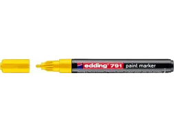 Paintmarker edding 791 alcoholbasis 1-2mm geel