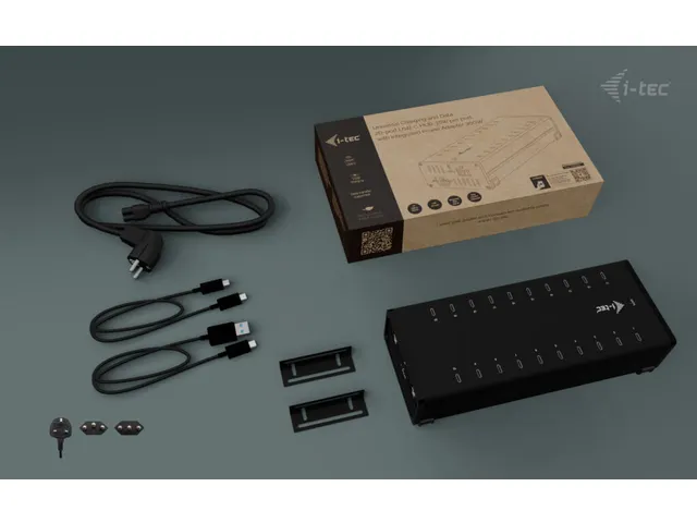 USB-C/USB-A Metal Charging + data HUB, 15W per port, 20x USB-C