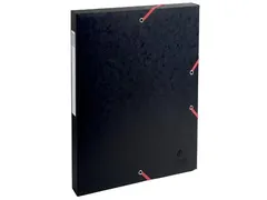 elastobox Exabox zwart A4 rug van 25mm karton