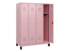 schoollocker,HxBxD 1630x1200x500mm,4vak,vak B 300mm,cil.-slot,voeten