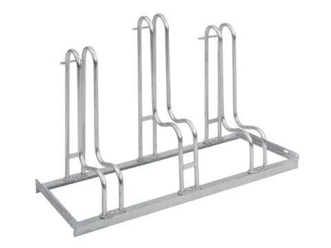 Fietsenrek L 1050mm 3plaatsen Enkelzijdig Te Schroeven Verzinkt