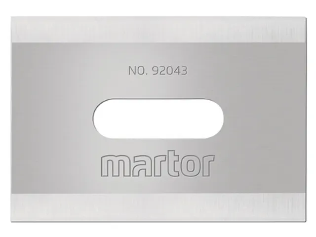 Reservemes Martor rechthoekig nr. 92043 10 stuks