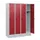 schoollocker,HxBxD 1630x1200x500mm,4vak,vak B 300mm,draaigrendel