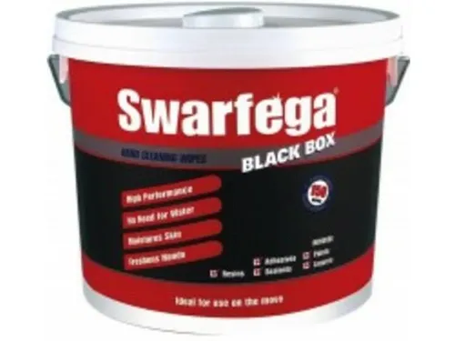 Swarfega Black Box tissues huidreiniging 4x 150 wipes