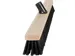 Vikan Classic 31100-S veger blank hout zwarte medium vezel 102cm