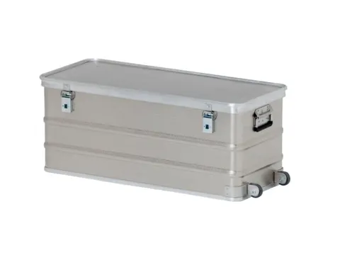 Aluminium Flightcase Hxlxb 373X950X385Mm 105L Stapelbaar 2Bokwielen