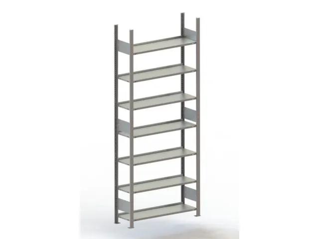 Inhaakstelling Aanslagrand Basisveld Hxbxd 2500x1000x300mm 7legborden