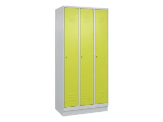 locker voor scheiding van kleding,HxBxD 1950x900x500mm,3vak - 1