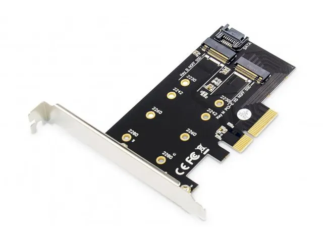 M.2 NGFF/NVMe SSD PCI Express 3.0 (x4) uitbreidingskaart