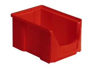 Zichtbak Hxbxd 125x145x230/196mm Pe Rood - 1